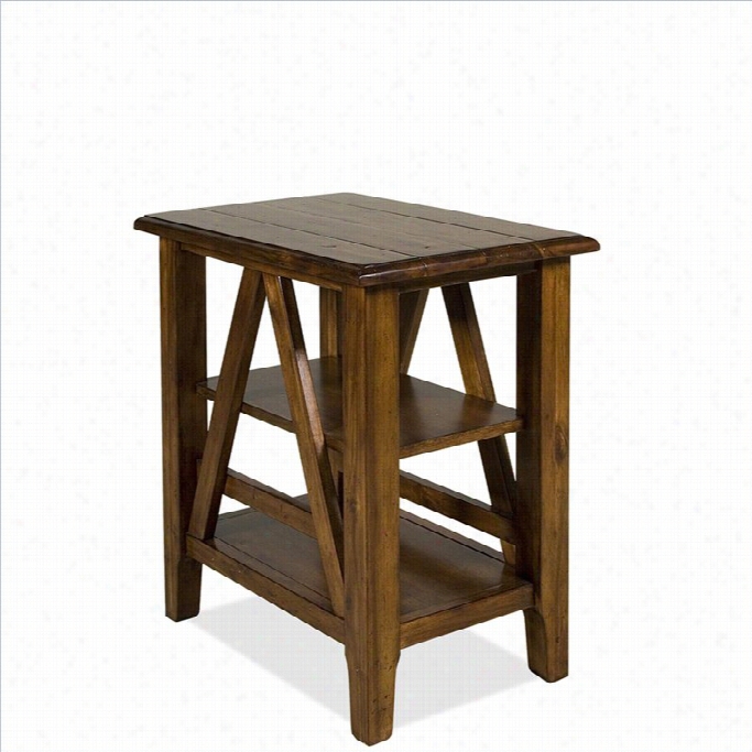 Riverside Furniture Claremont Chairsid E Table In Toffee