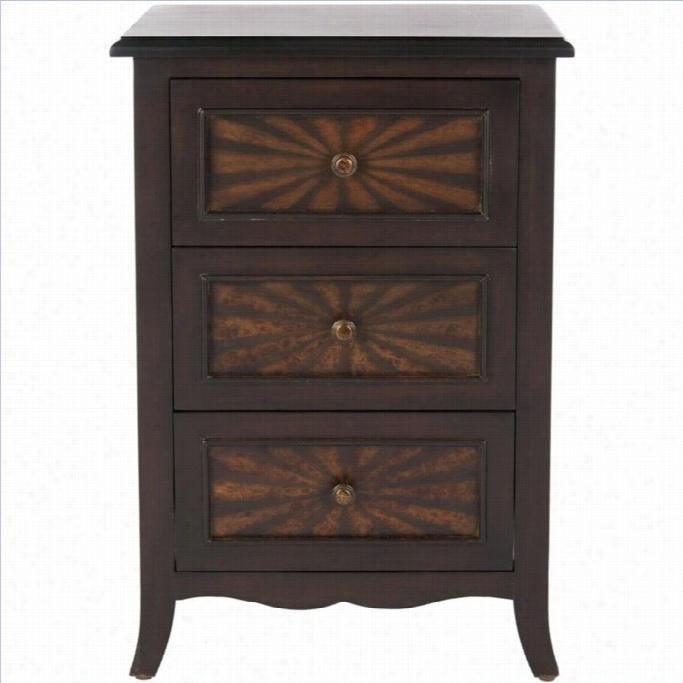 Safavieh Conrad Side Table In Light Brown