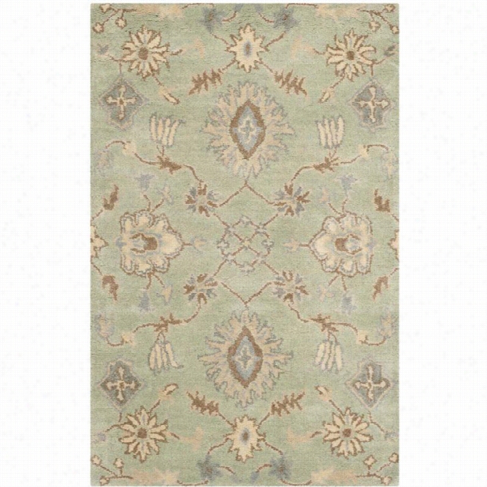 Safavieh Wyndhak Light Green Contemporary Rug  Runner 2'3 X 9'