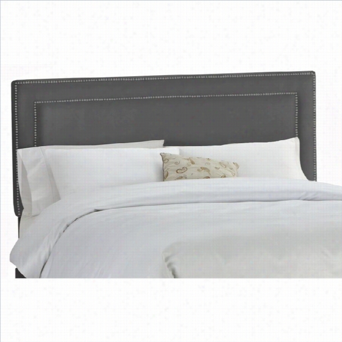 Skyline Furniture Panel Headboard In Gray-twin