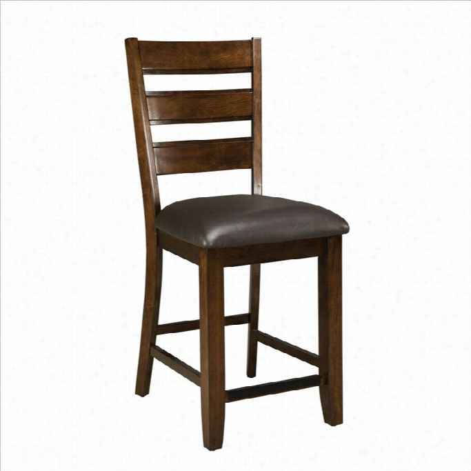 Standard Frniture Abaco Stool In Tobacco Brown