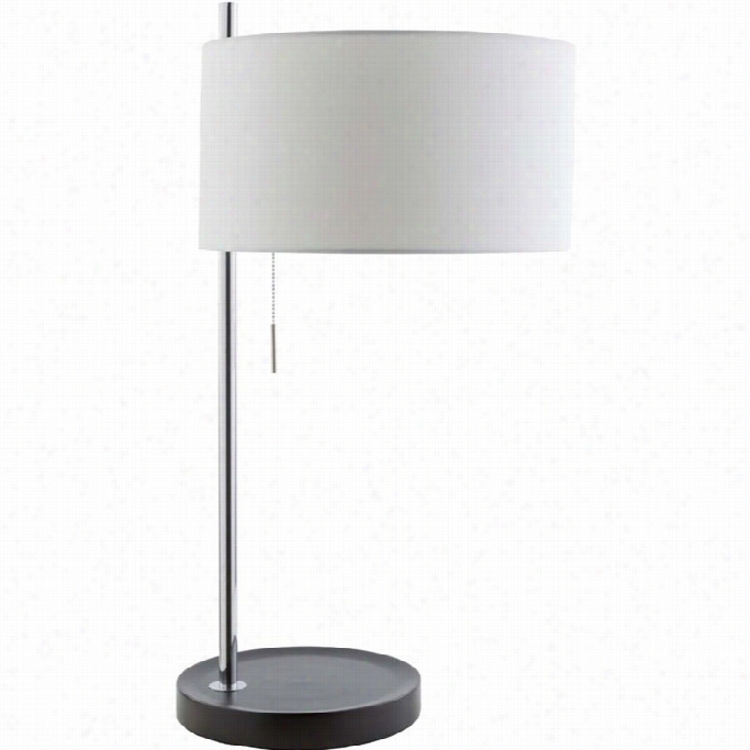 Surya Percy Mdf Table Lamp Inwhite