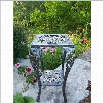Oakland Living Hummingbird Table Plant Stand in Antique Pewter