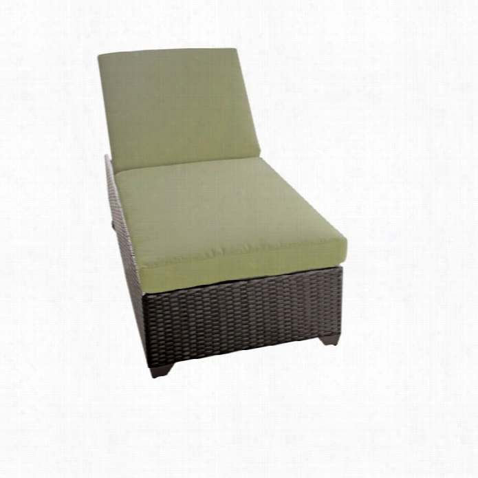 Tkc Classic Wicker Patio Lounges In Cilantro