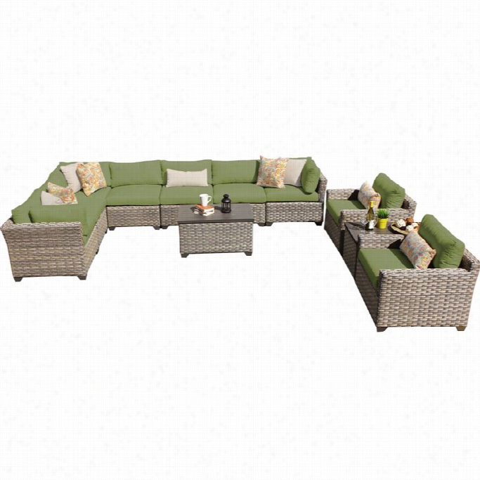 Tkc Monterey 11 Piece Outdoor Wice R Sofa Set In Iclantro