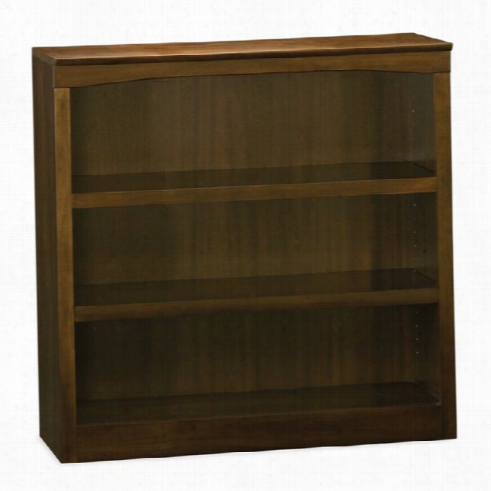 Atlantic Furniture 36 Inch Bookcase In Antique Walnut