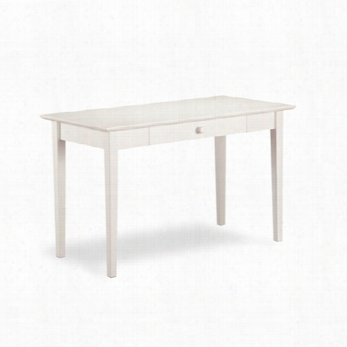 Altantic Furniture  Shaker  Desk W/ Drawer In White