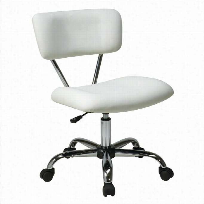Avenue Six Vista Task Office Chair In White