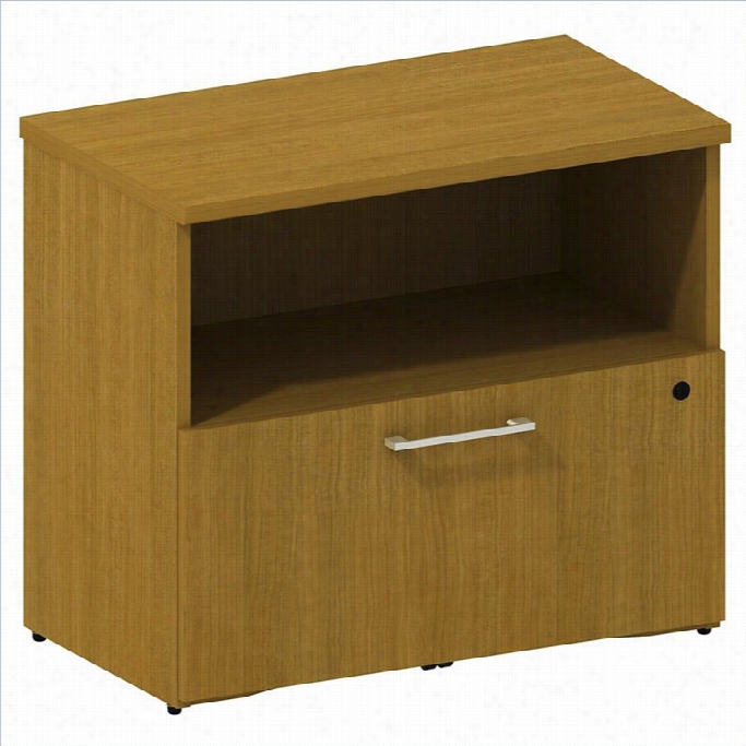 Bush Bbf 300 Series 1-drawer Lateral File In Modern Cherry