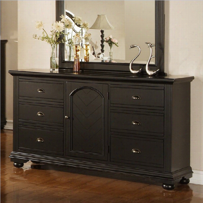 Elements Brook Dresser In Blaack