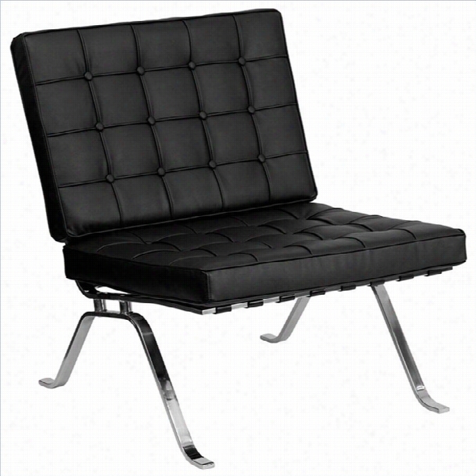 Flash Furniture Hercules Flash Seies Lounge Guest Chair In Black