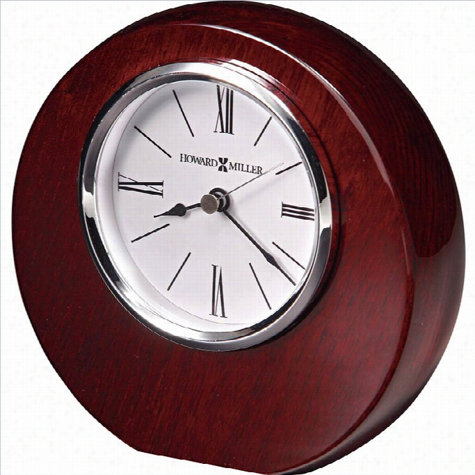 Howard Miller Daonis Table Desk Clock Iin Rosewooc Large Room Finish