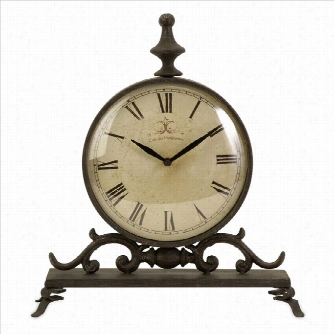 Imax Corporation Eilard Iron Table Clock