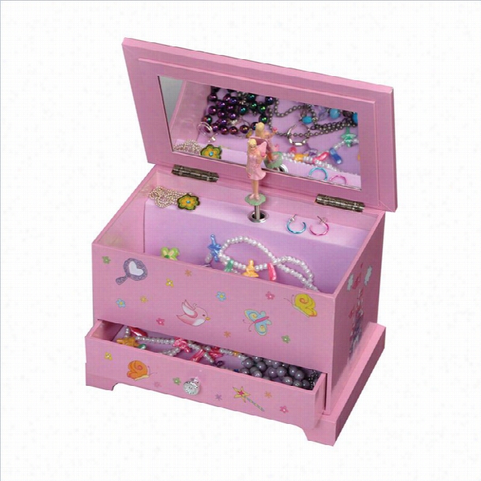 Mele And Co. Kerri Girl's Musical Alleriina Jewelry Box