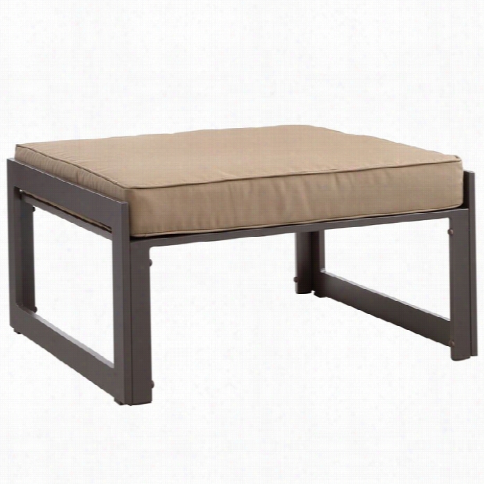 Modway Fortuna Outdoor Patio Ottoman In Brown An Dmocha