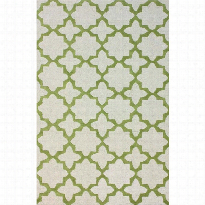 Nuooom 5' X 8' Hand Tufted Tiffany Rug In Green