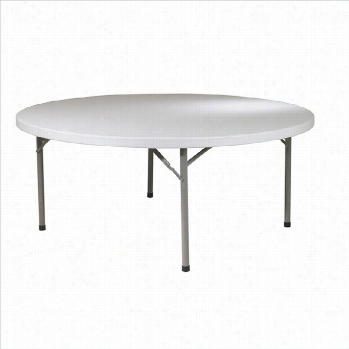 Office Star 71 In. Rouund Resin Multi Purpos E Table