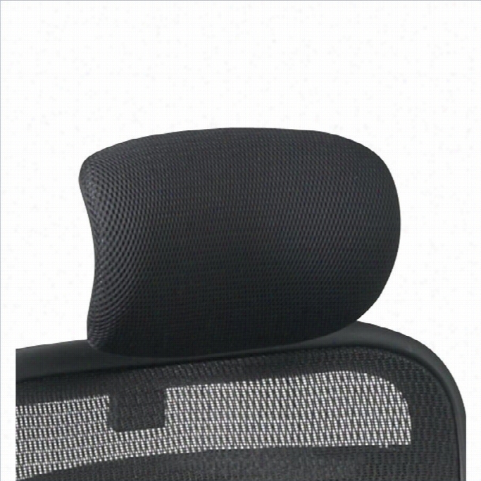 Office Star Extension Mesh Headrest In Black (fits 818 Only)