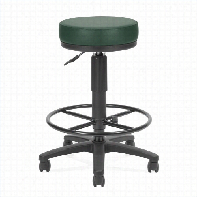 Ofm Utility Stool Wi T Drafting Kit In Teal Vinyl