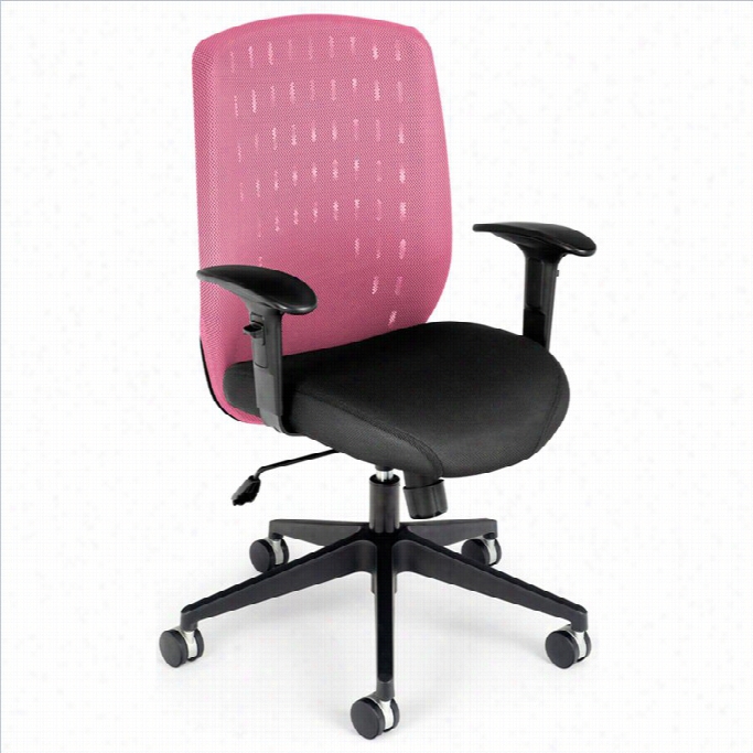 Ofm Vision Executory Office Chair In Pink