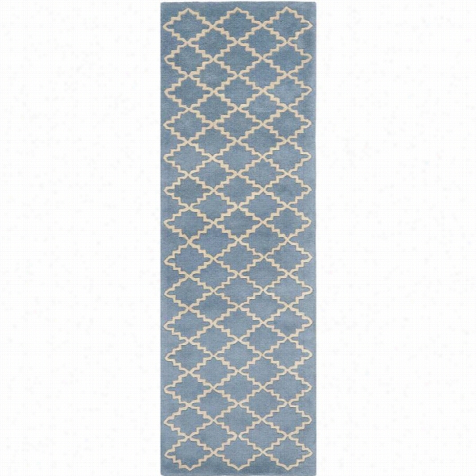 Safavieh Hatham Blue Grey Contemporray Rug - 2'3 X 11'