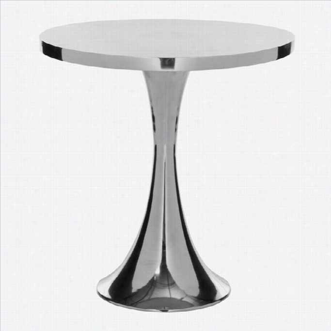 Safavieh Galium Aluminum Side Table In Silver