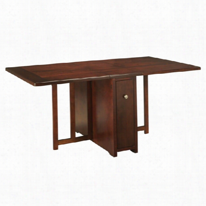 Somerton Studio Gate Dinnig Table In Mid Tone Brown Mahogany