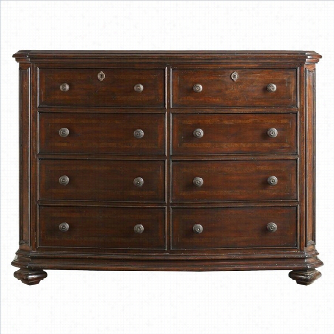 Stanley Furniture Continental Double Dresser In Barrel