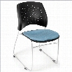 OFM Star Stack Stacking Chair in Cornflower Blue