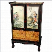 Oriental Beauty in The Garden 2 Door Accent Chest