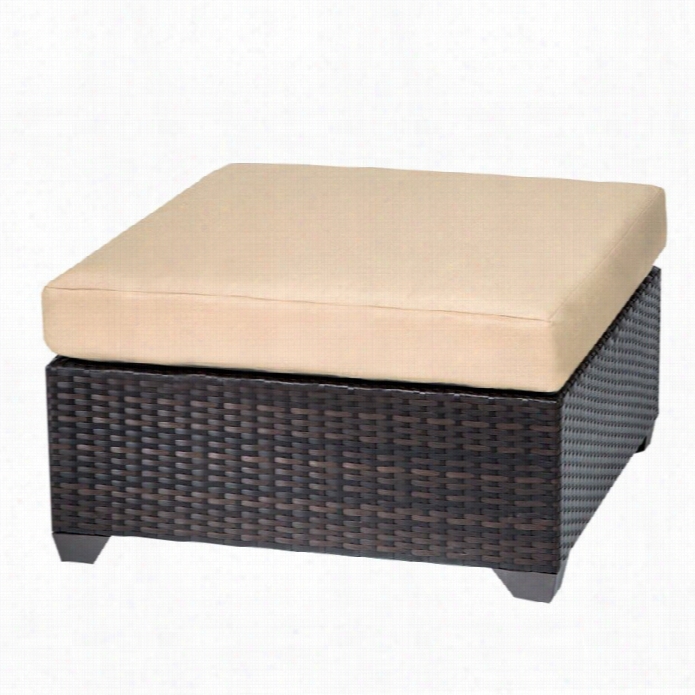 Tkc Belle Pa Tio Wicker Ottoman In Sesame