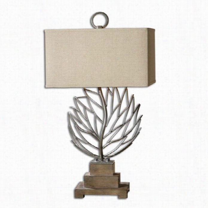 Uttermost Argento Metal Branches Tablw Lamp