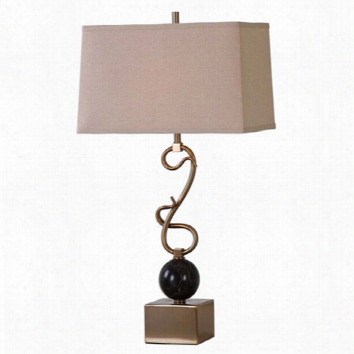 Uttermost Attila Coffee Bronze Table Lamp