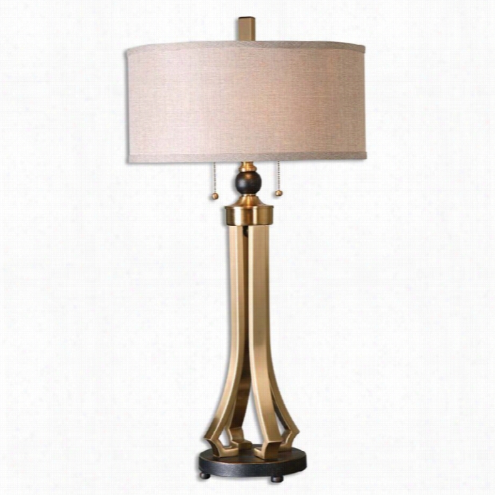 Uttermost Selvino Brushed Brass Table Lamp