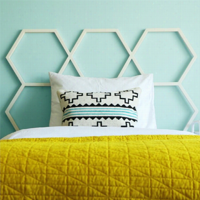 Walker Eison Honeycomb Headboard I White