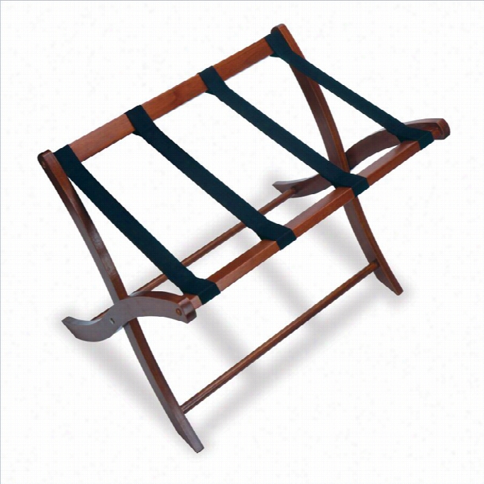 Win Some Luggage Rack In Antique Walnut