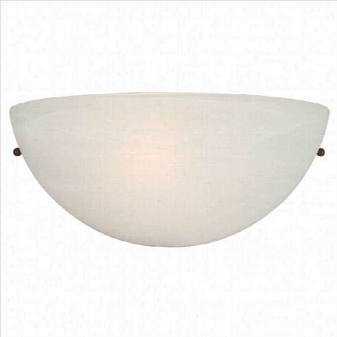 Yosemite Home Decor Glacier Point 1 Light Wall Sconce In White