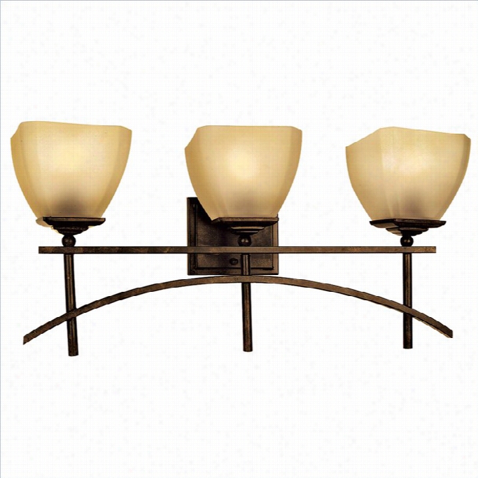 Yosemite Domicile Decor Sentinel 3 Lights Vanity Lighting In Venetian Bronze