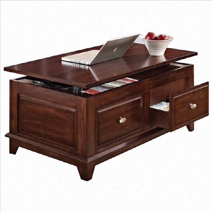 Acme Furniture Mahir Lift Top Coffee Table In Walnut