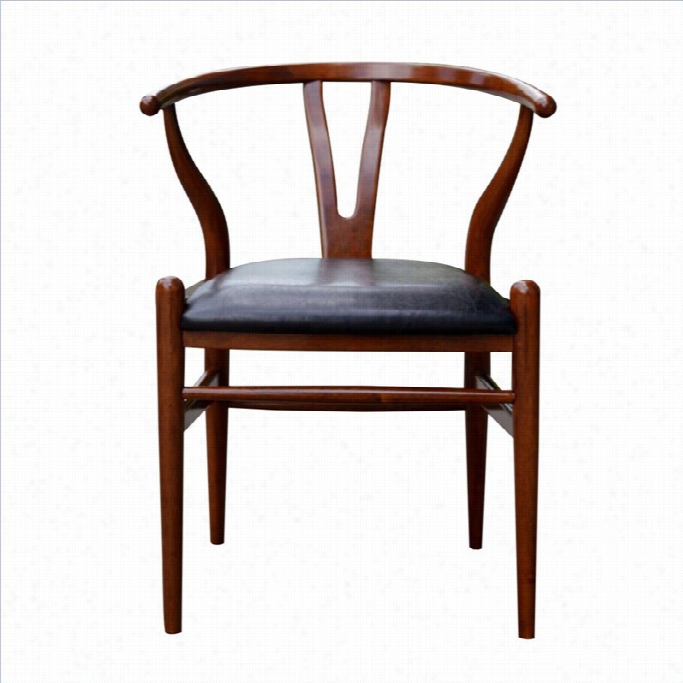 Boraam Wishbone Dining Chair Ib Cherry Finish