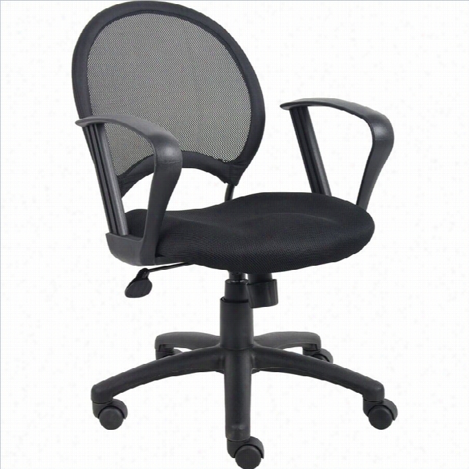 Boss Office Ensnare Back Task Office Chair With Loop Arms