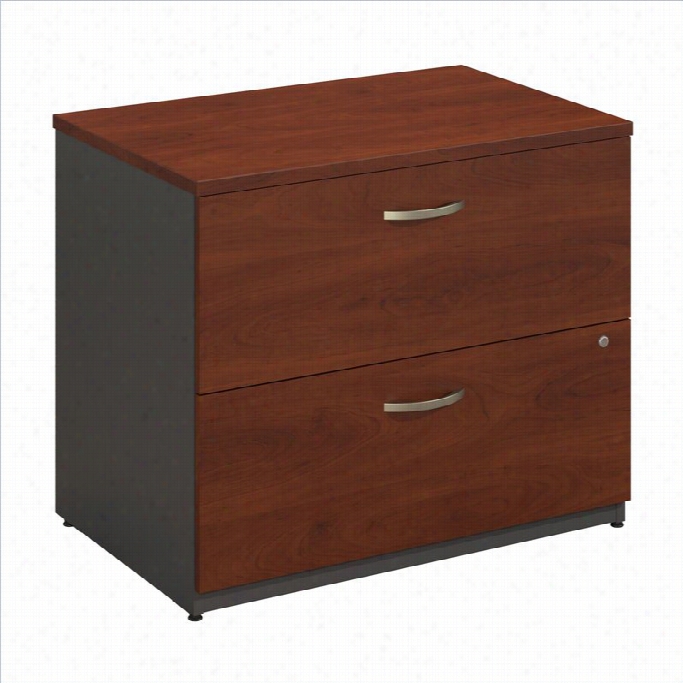 Bush Bbf Series C 36w 2dwr Lateeral File In Hansen Cherry