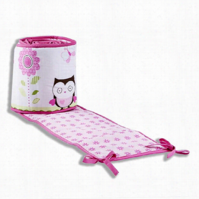 Dream On Me Baby Owl Crib Bumpet