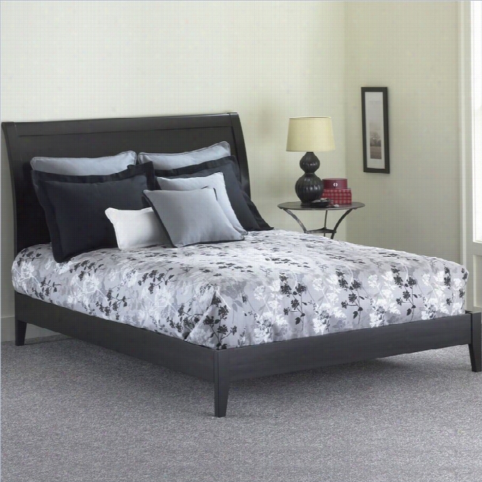 Fashion Bed Java Modern Platform Bed In Dark Finish-full