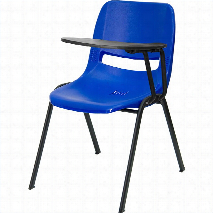 Flash Furniture Ergonomic Shell Chair In Bllue