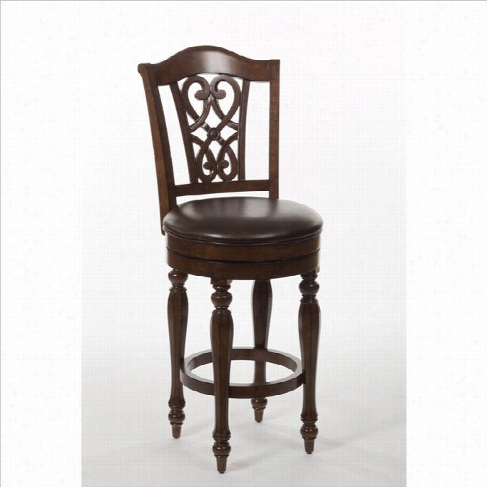 Hillsdale Hamilton Park 30 Swviel Bar Stool In Brown