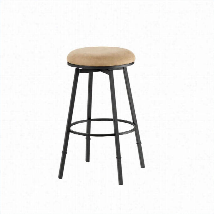 Hillsdale Sanders 24-30 Adjustable Backless Stool In Wicked And Bear