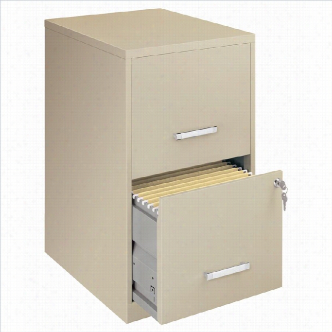 Hirsh Indusyries Lllc Soho 2 Drawer Letter File Cabinet In Putty