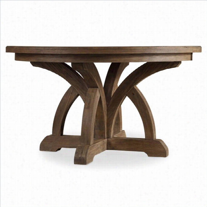 Hooker Furniture Corsiica 54 Rotation Dining Table With 18 Leaf In Ligh Twood