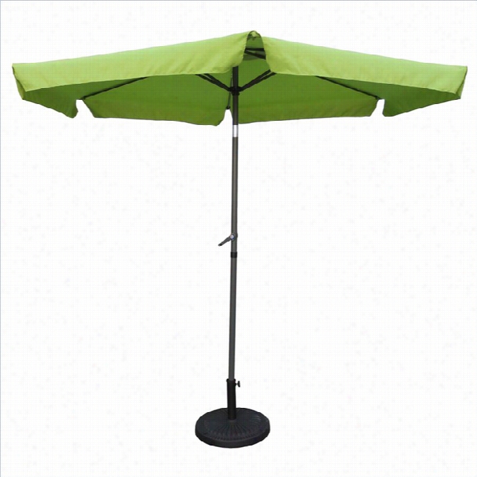 International Caravan St. Kitts Patio Umbrella In Grass Green